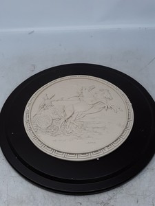 Vintage Chariot Relief Plaque Wall Decor Classical Art Home Decor