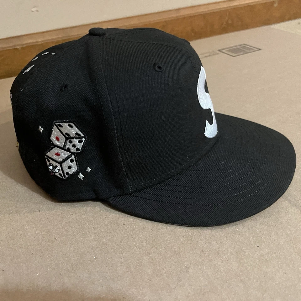 Supreme S Mister Cartoon New Era Fitted Hat Sz  7 3/8 Streetwear Hip Hop Grunge - Image 2 of 4