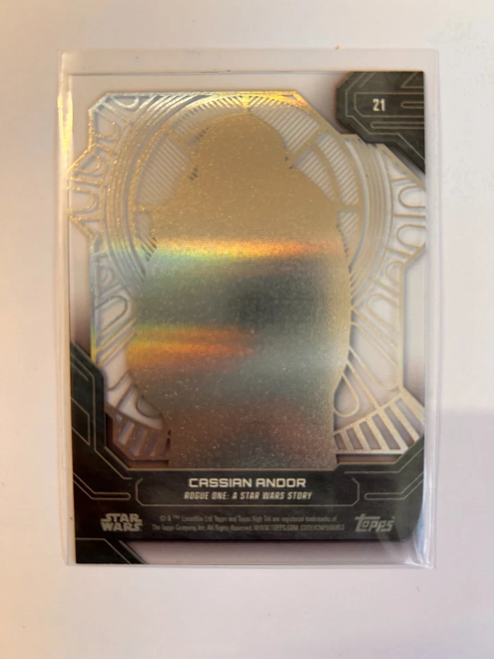 TOPPS STAR WARS HIGH TEK 2024 CASSIAN ANDOR  THRONE ROOM #21. - Image 2 of 2