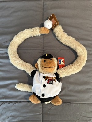Pittsburgh Pirates 2005 Fiesta Rally Monkey Plush Animal NWT Hugger Glove Ball