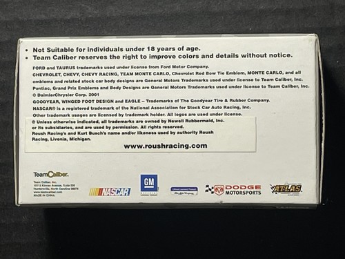 1/64 Team Caliber Owners Series 2002 Kurt Busch #97 NASCAR Limited Edition #0715 - Picture 5 of 7