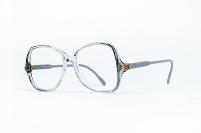 Vintage Gucci GG2103 48D Blau Eckig Brille Brillengestell NOS Made Italy Neu Ungetragen