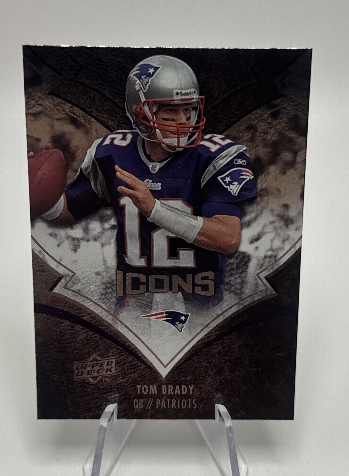 2008 Upper Deck Icons - Tom Brady #58 Silver Foil