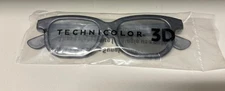 TECHNICOLOR REAL D REALD 3D MOVIE THEATER GLASSES ALL NEW SEALED BLACK COLOR