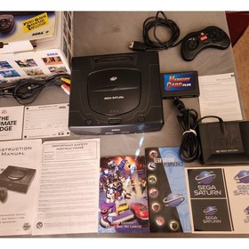 Sega Saturn Model 2 Console Gaming System Black MK-80000A