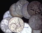 Canada Quarters (80% SILVER) under melt