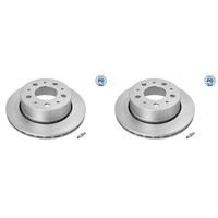 2X MEYLE-PD 300Mm Bremsscheiben Hinten Passend FüR CitroËN Jumper Fiat Ducato OP