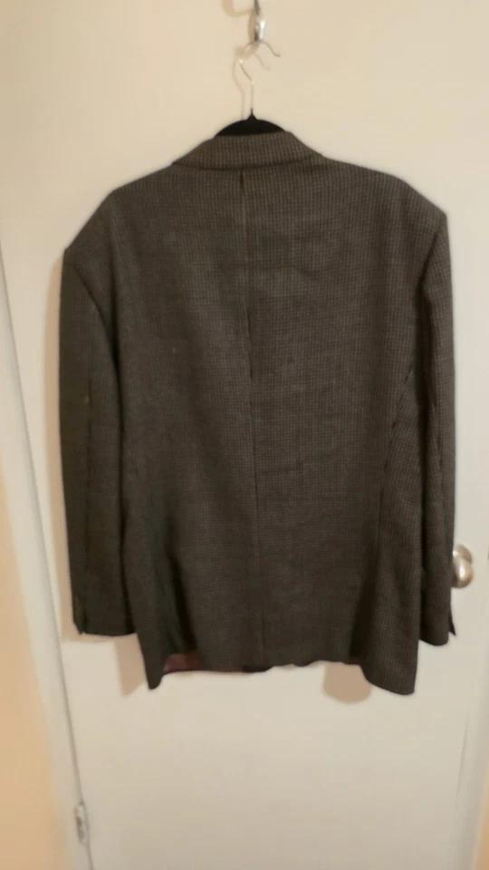 Blazer de Lana Emanuel Ungaro Para Hombre Talla 42L Boda Año Nuevo Fiesta Cóctel Preppy Foto 2 de 4