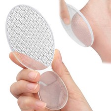ESUOHYM Glass Foot File 8-Shaped Rough and Smooth 1 Count Pack of 1 , Clear