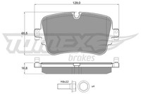 Tomex Brakes Bremsbelagsatz, Scheibenbremse TX 18-24 FüR Audi VW