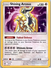 Shining Arceus Shiny Holo Rare Shining Legends 57/73 NM on eBay