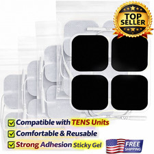 AUVON TENS Unit Pads Electrode Patches with Upgraded Self-Stick Performance a.,.