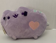 Pusheen Gund Pastel Purple with Pink Heart 2017 12" Plush. READ DESCRIPTION 