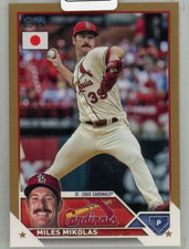2023 TOPPS Japan Edition Miles Mikolas #158【19/25】 St.louis Cardinals