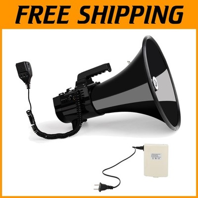 Heavy Duty 75W Megaphone with Rechargeable Battery   Ideal for Coaches & Events