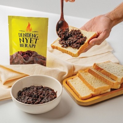 Dendeng Nyet Ekstra Pedas   The Malaysian Fire Grilled Beef Snack  Ready To Eat