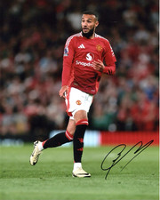 Manchester United Noussair Mazraoui  Autographed Signed 8x10 Photo COA #3
