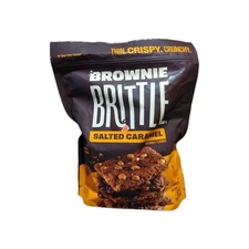 Salted Caramel Brownie Brittle 14 Ounce Family Size Pack Crispy Treats
