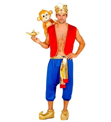 Widmann Aladdin (Vest, Pants, Sash, Turban) (L) Different Colors