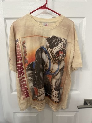 Vale forever   dead lifting bulldog cream tee   size large   new with tags
