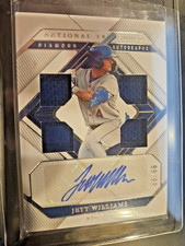 2023 Panini National Treasures Jett Williams Quad Patch Auto 99/99 Rookie Auto