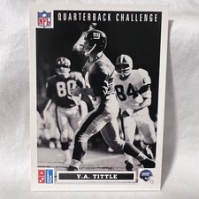 1991 Upper Deck Domino's Pizza Quarterback Challenge - Y.A. Tittle #45
