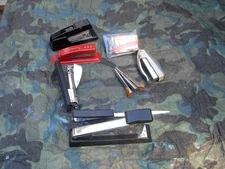 Vintage Lot of 8 Swingline, Bostich,Sweden, Japan, Cub Staplers