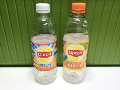 2020 LIPTON ICED TEA PEACH 2 *EMPTY* 16.9oz BOTTLES