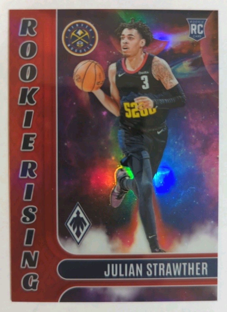 2023-24 Panini Phoenix Rookie Rising Red Julian Strawther /125 (RC)
