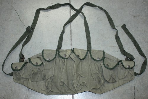 Original OIF Iraq Bringback  Iraqi Made Chestrig chest pouch Desert Storm.