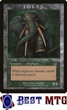 Magic The Gathering MTG Elephant Token 5 NM Magic Player Rewards 2002