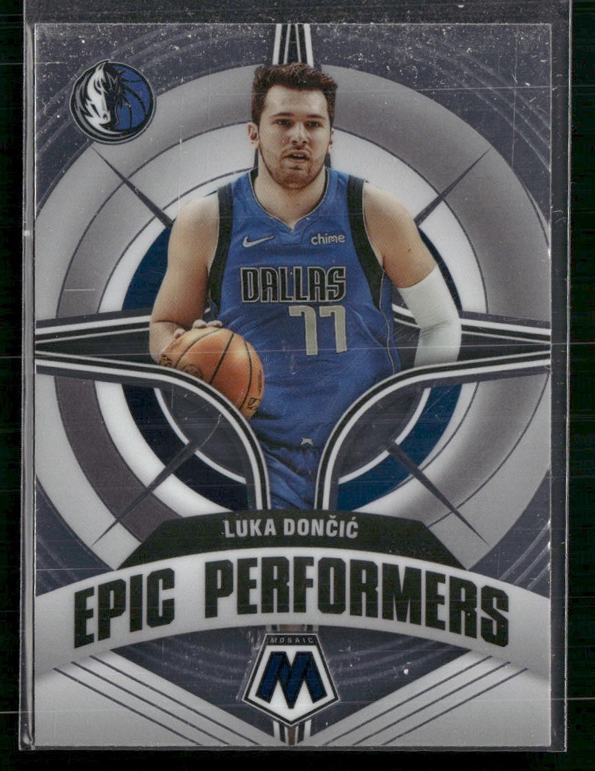 2021-22 Panini Mosaic #1 Luka Doncic Epic Performers