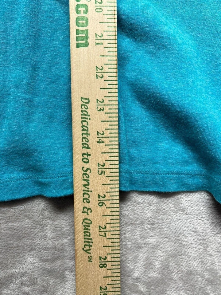 Camisa Pullover Xersion Activewear Para Mujer Talla 2XL-Alto Azul Aqua Manga Larga Foto 4 de 4