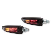 Highsider Arc Motorrad LED RüCklicht Bremslicht Blinker 3In1 Schwarz GetöNt