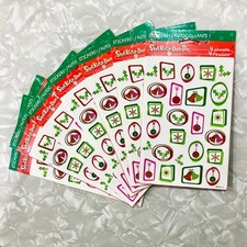 LOT 7 Pks/4 Sheets Stickety-Doo-Da CHRISTMAS HOLIDAY STICKERS Card/Envelope Seal