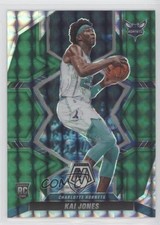 2021-22 Panini Mosaic Rookies Green Mosaic Prizm Kai Jones #221 Rookie RC 0b3
