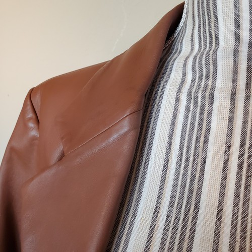 Preston & York 2 Damen Echt Lammfell Leder Jacke Mantel Schwarz Größe 2X Hellbraun - Bild 6 von 14