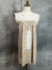 J. Marie Collections Floral Sleeveless Embroidered Yoke Mini Shift Dress Size S