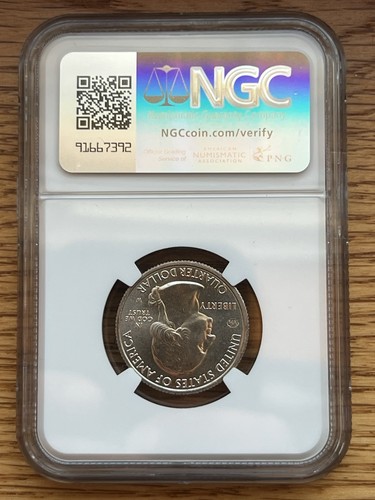 2020 W V75 Quarter Weir Farm NGC MS67 - Picture 2 of 2