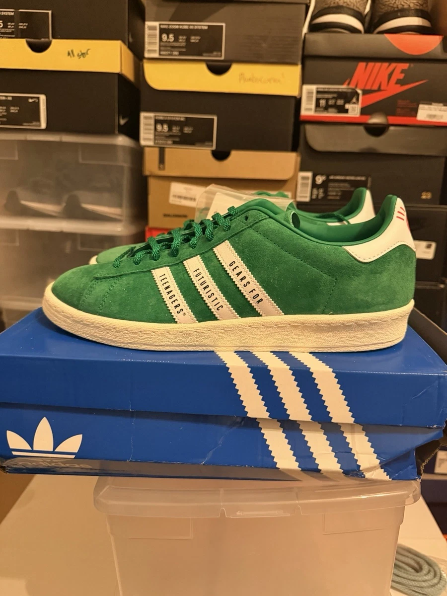 adidas gazelle silver green womens adidas Campus Human Made Green