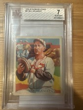 1934-1936 Diamond Stars 81 Bill Delancey Green Back BVG 7