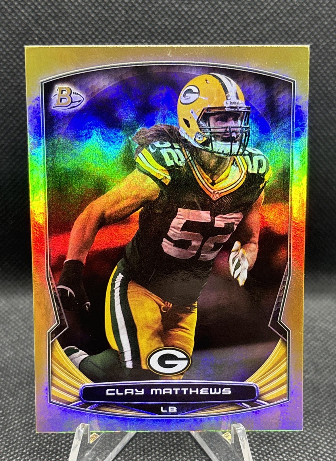 2014 Bowman - Clay Matthews #13 Gold /75, Packers