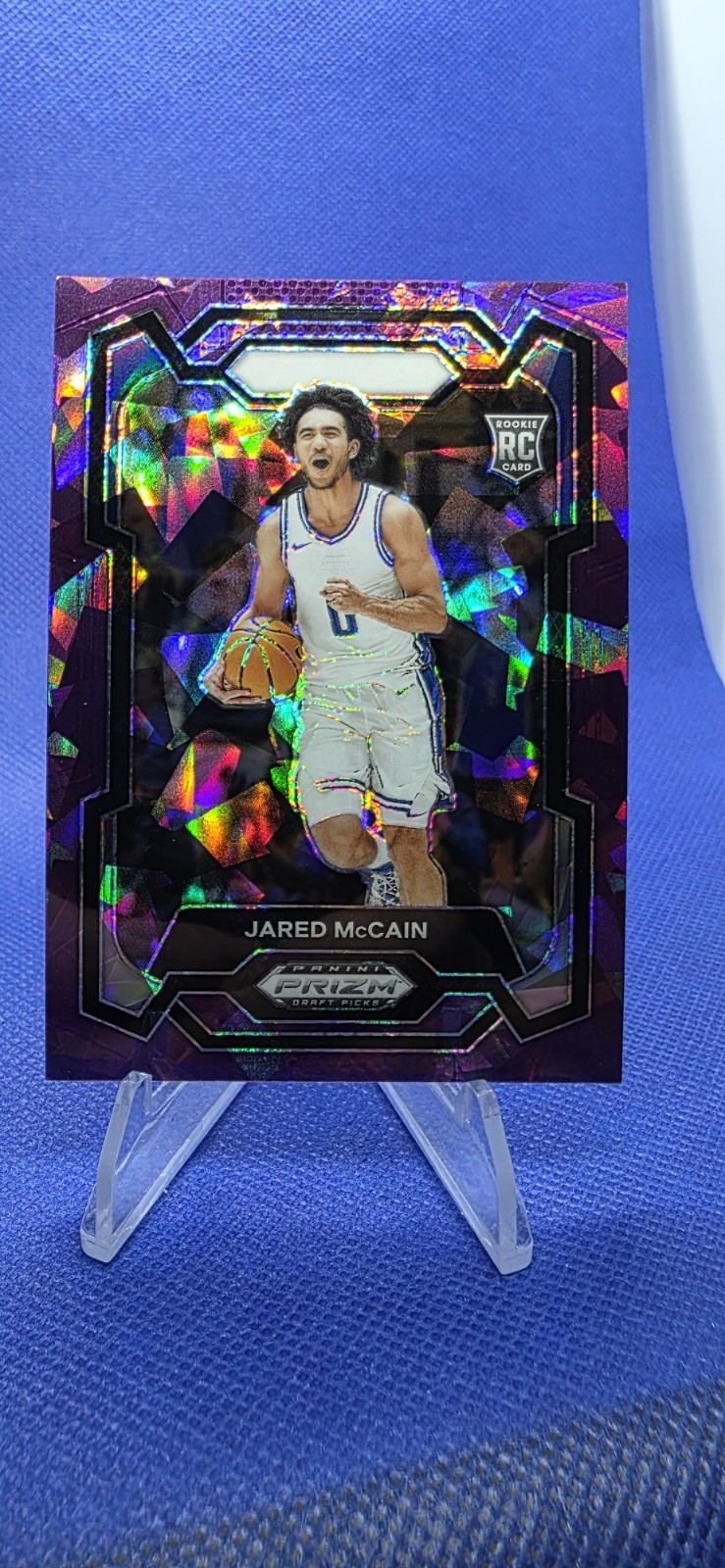 Jared McCain - Purple Ice Prizm - 2024 Prizm Draft Picks - (RC) # 55/149 #35
