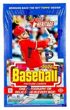 2026 Topps Heritage Baseball Hobby Box #AOD