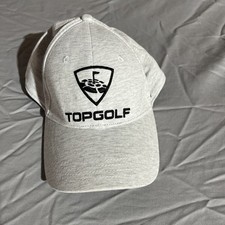 Topgolf Flexfit Hat - L/XL Light Gray - Embro...