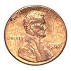1988 Lincoln Memorial Penny No Mint Mark Cent Coin — photo 1