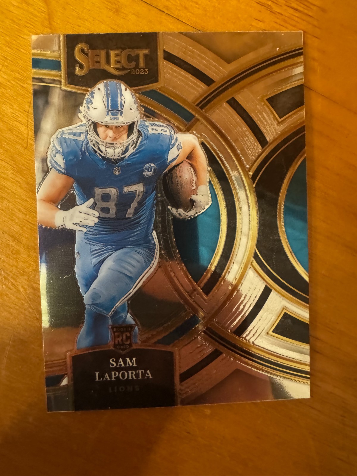 2023 Select Sam LaPorta RC Silver Prizm Die Cut Premier Level #106 Lions