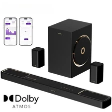 Skywave F40 Boom 5.1.2ch Sound Bar with Dolby Atmos Surround Sound System for TV