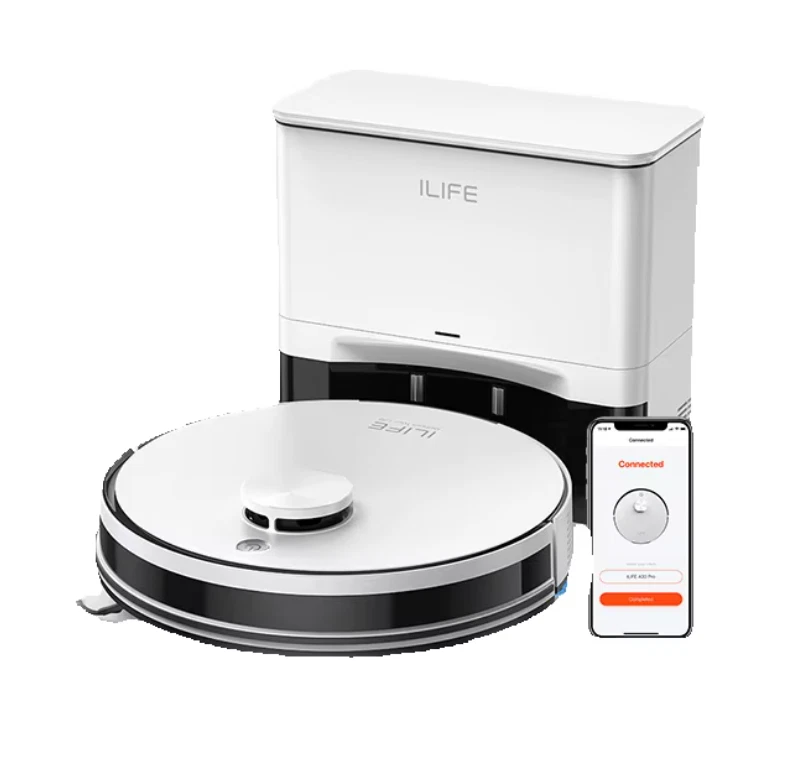 Robot Vacuum and Mop Combo, Self emptying, 60 day capacity, App/remote , 180 min Foto 2 de 4