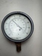 Vintage Marsh Instrument Company Vacuum Pressure Gauge 3 34 Steampunk 30psi